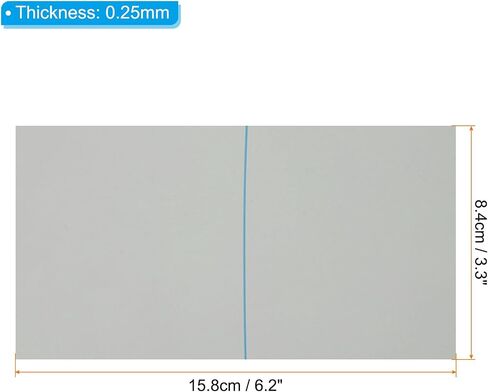 PATIKIL 6.8" Polarized Film Sheets, 4 Pack Adhesive Polarizer Linear Polarizing Filter 8.4x15.8cm for Screen Photography Lighting, 0 Degree in Saudi Arabia