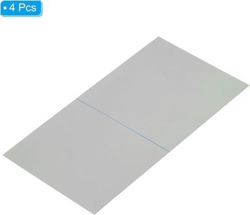 PATIKIL 6.8" Polarized Film Sheets, 4 Pack Adhesive Polarizer Linear Polarizing Filter 8.4x15.8cm for Screen Photography Lighting, 0 Degree in Saudi Arabia