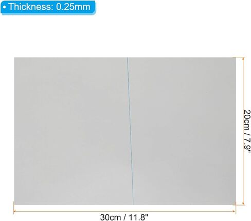 PATIKIL 20x30cm Polarized Film Sheets, 2 Pack Adhesive Polarizer Linear Polarizing Filter for Screen Photography Lighting, 0 Degree in Saudi Arabia