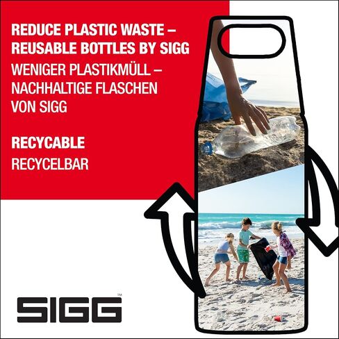 SIGG - زجاجة مياه للأطفال - VIVA ONE سادة - مقاومة للتسرب - خفيفة الوزن - آمنة للاستخدام في غسالة الأطباق - خالية من مادة BPA - للرياضة والمدرسة 17 أونصة in Saudi Arabia
