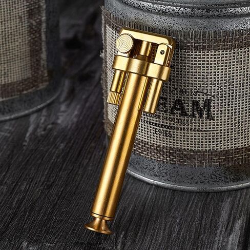 لايسينجو ولاعة خندق كلاسيكية من النحاس والكيروسين مقاومة للرياح للرجال والاب والزوج (الوقود غير متضمن) in Kuwait