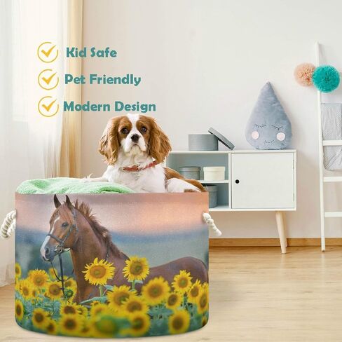 visesunny Storage Basket Cute Panda Bear Nursery Hamper Basket Clothes Toy Storage Organizer Bin Box Collapsible Laundry Bag for Kid Room,Playroom,Bathroom,Living Room,Dorm,Office in Saudi Arabia