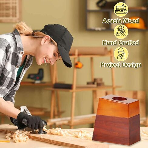 Exttlliy Decorative Urns Earns for Ashes Handmade Solid Wooden Urn for Ashes for Men Memorial Magnetic Funeral Cremation Urn Human Ashes Adult Female with Ceramic Pot and Cotton Bag in Kuwait