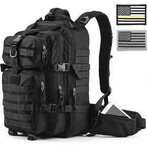 Gelindo 35L Tactical Hunting Backpacks - Military Molle Backpack Survival Bag - Small Tactical Backpack with Molle System for Men in Kuwait