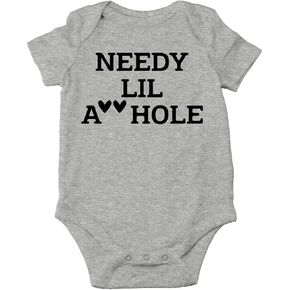 AW Fashions Needy Little Baby - Funny Surprises For Their New Adventure - Cute One-Piece Infant Baby Bodysuit in Saudi Arabia