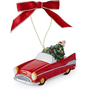 Spode Christmas Tree Hot Air Balloon Ornament | Santa Claus Balloon Decorations | Hanging Ornaments for Christmas Trees | Hot Air Balloon Decor - 4-Inch in Kuwait