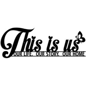 Kas Home Family Wall Decor, Inspirational Quotes Together is Our Favorite Place to Be Wall Sign Motivational Wall Art Decor for Living Room, Bedroom, Dinning Room, Kitchen (Black-T, 6.6x16 inch) in Kuwait