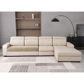 BOCTOPUG Couch Cushion Covers - Individual Replacement Sofa Cushion Covers, Soft Chair Sofa Seat Cushion Slipcover Not Waterproof (Back Cover M Brown)