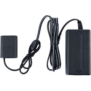 Indipro 8V, 3A AC Power Supply with NP-FZ100- Type Dummy Battery | Power Your a9, a7 III, or a7R III Cameras| Provide Continuous Power | Accepts 100 to 240 VAC Power | 8’ in Length in Kuwait