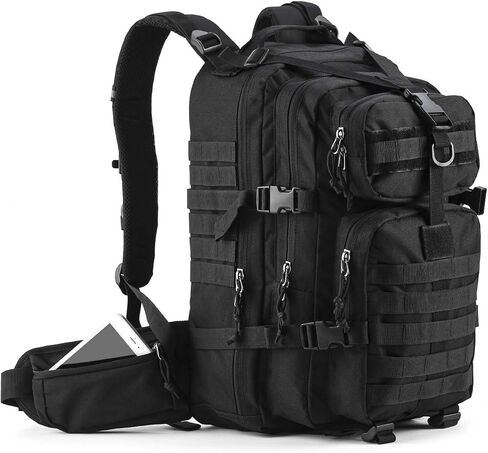 Gelindo 35L Tactical Hunting Backpacks - Military Molle Backpack Survival Bag - Small Tactical Backpack with Molle System for Men in Kuwait