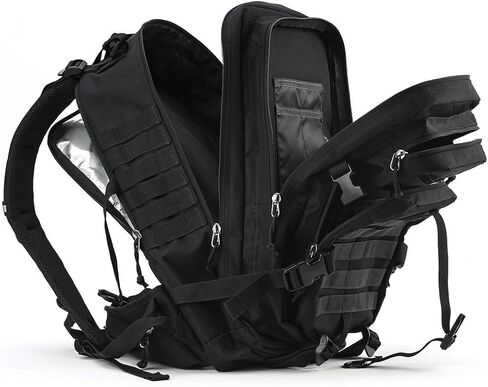 Gelindo 35L Tactical Hunting Backpacks - Military Molle Backpack Survival Bag - Small Tactical Backpack with Molle System for Men in Kuwait