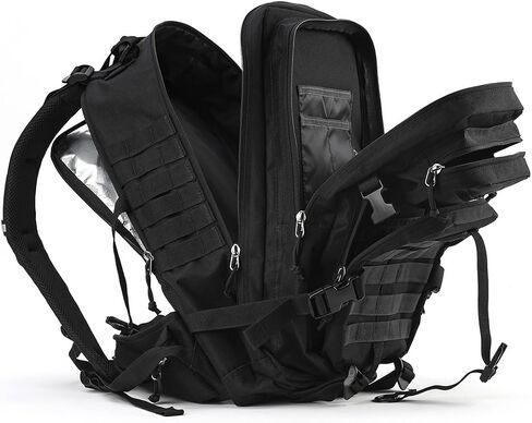 Gelindo 35L Tactical Hunting Backpacks - Military Molle Backpack Survival Bag - Small Tactical Backpack with Molle System for Men in Kuwait