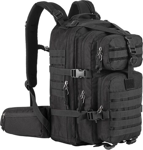 Gelindo 35L Tactical Hunting Backpacks - Military Molle Backpack Survival Bag - Small Tactical Backpack with Molle System for Men in Kuwait