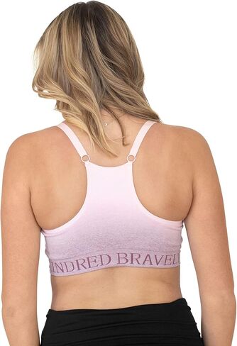 Kindred Bravely 2-Pack Hands Free Sports Pumping Bra Bundle (Teal and Ombre Purple, Medium) in Saudi Arabia