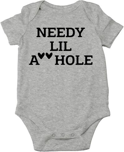 AW Fashions Needy Little Baby - Funny Surprises For Their New Adventure - Cute One-Piece Infant Baby Bodysuit in Saudi Arabia