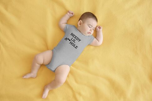 AW Fashions Needy Little Baby - Funny Surprises For Their New Adventure - Cute One-Piece Infant Baby Bodysuit in Saudi Arabia