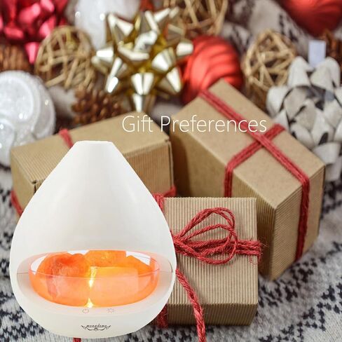 Monademo Himalayan Salt diffusers for Essential Oils 2-in-1 Aromatherapy & Himalayan Salt lamp for Bedroom Home Office- Enhance Your Space with Soothing Fragrance(White) in Saudi Arabia