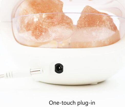 Monademo Himalayan Salt diffusers for Essential Oils 2-in-1 Aromatherapy & Himalayan Salt lamp for Bedroom Home Office- Enhance Your Space with Soothing Fragrance(White) in Saudi Arabia