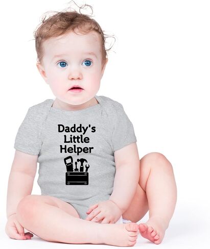 Daddy’s Little Helper - Adventure Of Fatherhood - Cute One-Piece Infant Baby Bodysuit in Saudi Arabia