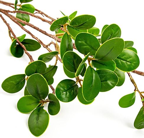 Focalmotors 3 قطع سيقان صناعية فروع صناعية 43.3 بوصة لمسة حقيقية فروع شجرة وهمية لمزهرية باقة الزهور ديكور المنزل والمكتب الأخضر in Kuwait