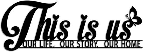 Kas Home Family Wall Decor, Inspirational Quotes Together is Our Favorite Place to Be Wall Sign Motivational Wall Art Decor for Living Room, Bedroom, Dinning Room, Kitchen (Black-T, 6.6x16 inch) in Kuwait