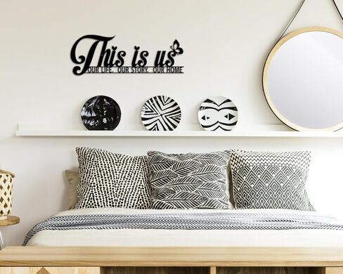 Kas Home Family Wall Decor, Inspirational Quotes Together is Our Favorite Place to Be Wall Sign Motivational Wall Art Decor for Living Room, Bedroom, Dinning Room, Kitchen (Black-T, 6.6x16 inch) in Kuwait