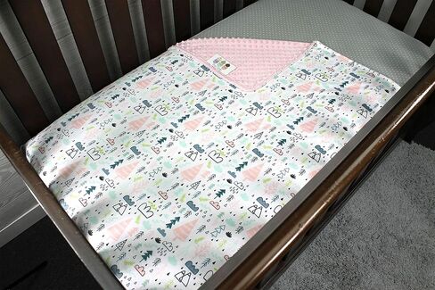 Top Tots Baby Blanket - Green Grey Cactus in Kuwait