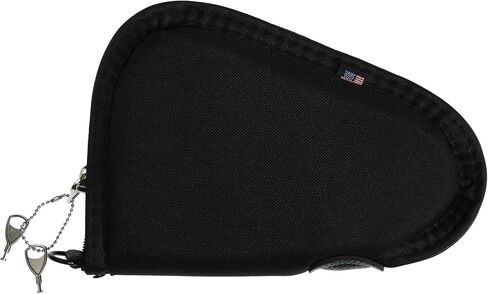 Allen Company Handgun Endura Locking Pistol Case, Thick Foam Padding, 8, 11 and 13 inches, Black in Saudi Arabia