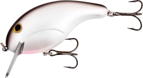 BANDIT LURES Rack-It Square-Bill Crankbait Bass Fishing Lure with Unique Sound, Fishing Accessories, Dives 4-6 Feet Deep, 2", 5/8 oz, Pearl Black Back in Saudi Arabia