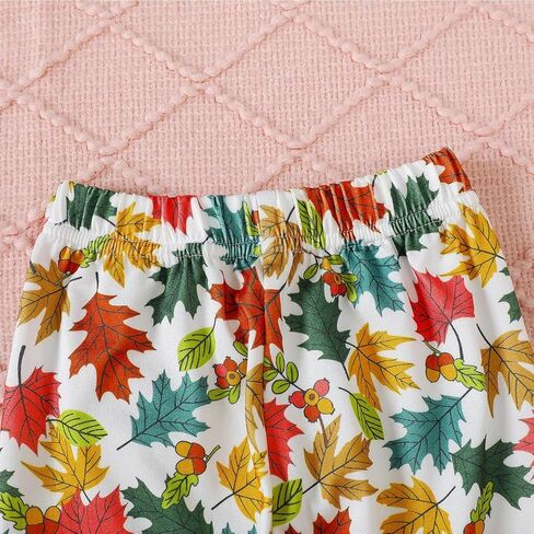 ملابس خريفية للأطفال حديثي الولادة من Aslaylme ملابس خريفية للأطفال أنا لطيفة جدًا حتى سقوط أوراق الشجر بالنسبة لي بدلة على شكل أوراق القيقب in Kuwait