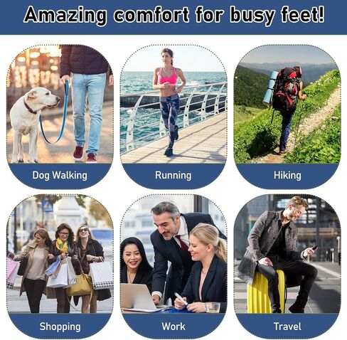 WLLHYF 2Pair Memory Foam Insoles, Shoe Insoles for Women Man Replacement Shoe Inserts Comfort Cushioning Shoe Inserts Shoe Pads Relieve Foot Pain(Black,Men8-11US) in Saudi Arabia