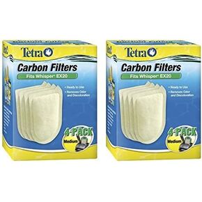 Tetra Whisper EX Carbon Filter Replacement Cartridge Medium. FIts EX20 ( 2x4Pk) (packaging may vary) in Saudi Arabia