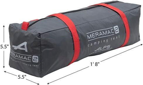 ALPS Mountaineering Meramac 2-Person Tent - Gray/Red in Saudi Arabia