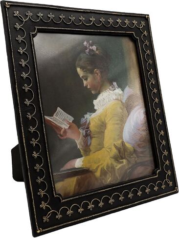 SYLVIA'S SHOP 2.5x3.5 Small Vintage Picture Frame, Mini Antique Black and Gold Ornate Photo Frame, for Tabletop and Wall Display, Retro Home Decor, Photo Gallery Art in Saudi Arabia