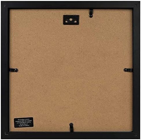 Golden State Art - 10x10 Black Shadow Box Frame - 5x7 Photo - Tassel - Double Mat (Black Over Gold) - Square - Sawtooth Hanger - Wall Mount - Real Glass - Graduation Theme in Kuwait