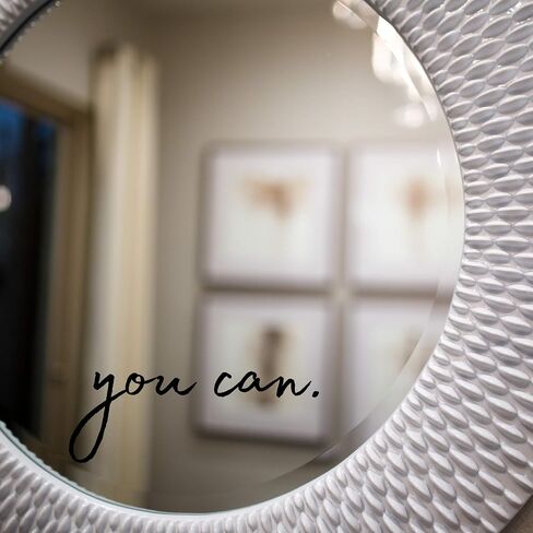 Roxy's Walls You can Over The Door Wall Decal. Mirror Decals to Start Your Day with This Motivational Stickers. Black Wall Decor Sticker Over The Door Mirror. Ucan-B-1 in Saudi Arabia
