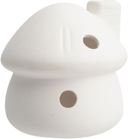 YXQ Aquarium Decorations Ceramic Mushroom House for Fish Tank Landscape to Small Shrimp/Goldfishes Hiding Rest and Breed (White) in Saudi Arabia