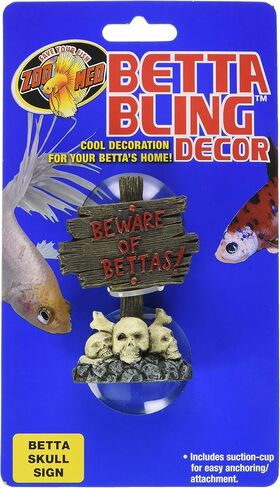 Zoo Med Laboratories Betta Bling Skull Sign in Saudi Arabia