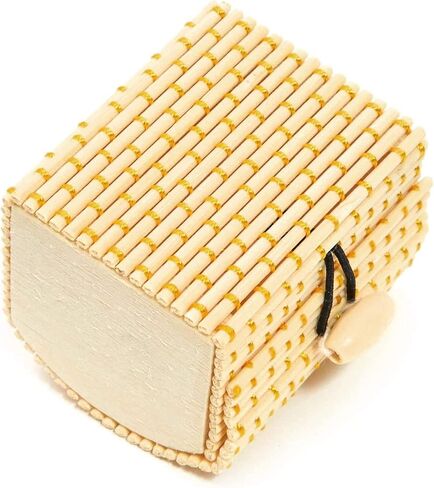 Juvale Mini Bamboo Cane Treasure Chests with Gold String Design (2.4 x 2 In, 12-Pack) in Saudi Arabia
