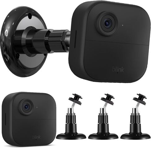 All-New Blink Outdoor 4 (4th Gen) Mount 3PCS, 360 Degree Adjustable Wall Mount Bracket for Blink Camera, Wider View Angle Blink Outdoor Indoor Camera Mount Blink Smart Security System Accessories in Saudi Arabia