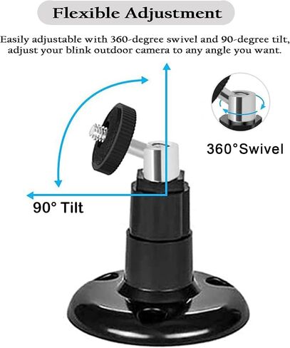 All-New Blink Outdoor 4 (4th Gen) Mount 3PCS, 360 Degree Adjustable Wall Mount Bracket for Blink Camera, Wider View Angle Blink Outdoor Indoor Camera Mount Blink Smart Security System Accessories in Saudi Arabia