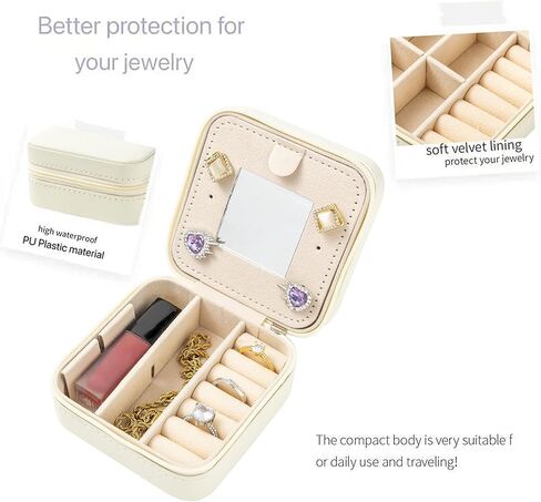 iematoz Chaos Coordinator Gifts -Mini Travel Jewelry Case Jewelry Box Jewelry Organizer in Kuwait