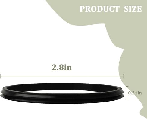 Rubber Gaskets for Milwaukee 48-22-8392R Coffee Cup Lid Gasket(2 Pack) in Kuwait