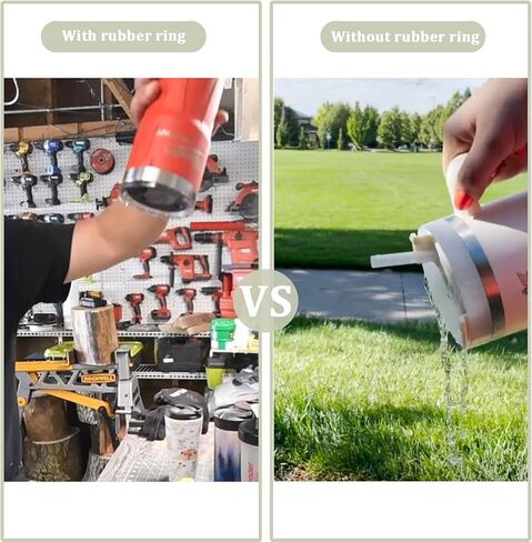 Rubber Gaskets for Milwaukee 48-22-8392R Coffee Cup Lid Gasket(2 Pack) in Kuwait