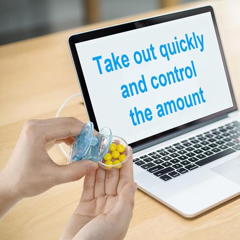 3 Pcs Portable Travel Pill Taker Remover - Pill Extractor Tool,Pill Organizer Pill Boxes Assistance Tool,Easy to Take Out Pills for Elderly with Weak Hands in Kuwait