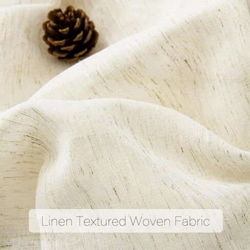 ستائر تيراكوتا شفافة بطول 84 بوصة - ستارة بوهو لغرفة النوم ستارة بوهيمية شبه شفافة محروقة باللون البرتقالي الخيش الخفيف ستارة من الكتان بجيب قضيب، ديكور الخريف والخريف لغرفة المعيشة in Kuwait