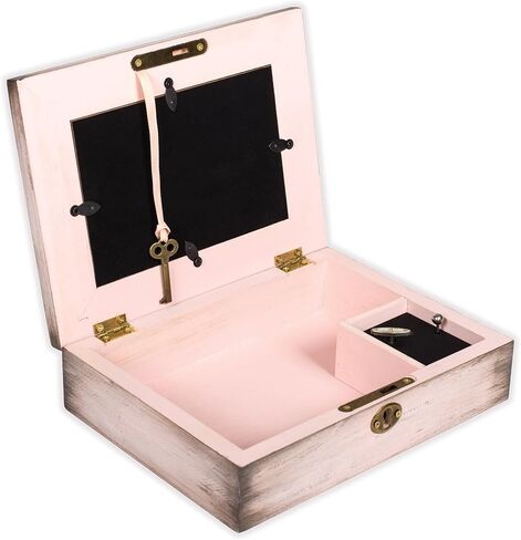 Cottage Garden Friend Heart Blush Pink Distressed Locket Music Box Plays That's What Friends are for in Saudi Arabia