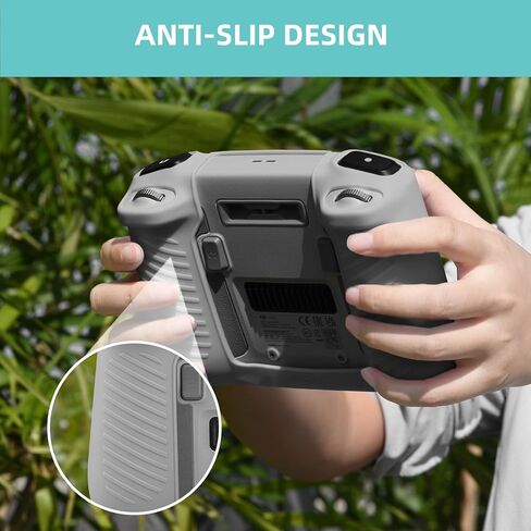 حافظة حماية من السيليكون BRDRC Mini 3 Pro لجهاز التحكم عن بعد DJI RC ملحقات مقاومة للخدش (رمادي) in Kuwait