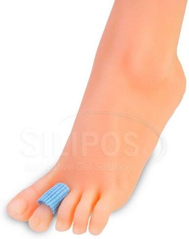 Silipos 6504 Anti-Bacterial Digital Pad €“ [Pack of 6] Small/Medium Digital Pads for Toe or Finger - Fabric Sleeve Coated with Silipos Gel in Kuwait