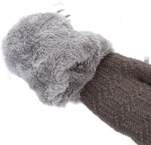 Vikodah Kids Mittens Winter Warm Knit Baby Boys Girls Outdoor Warm Thermal Gloves for Toddlers 1-2 Years in Kuwait